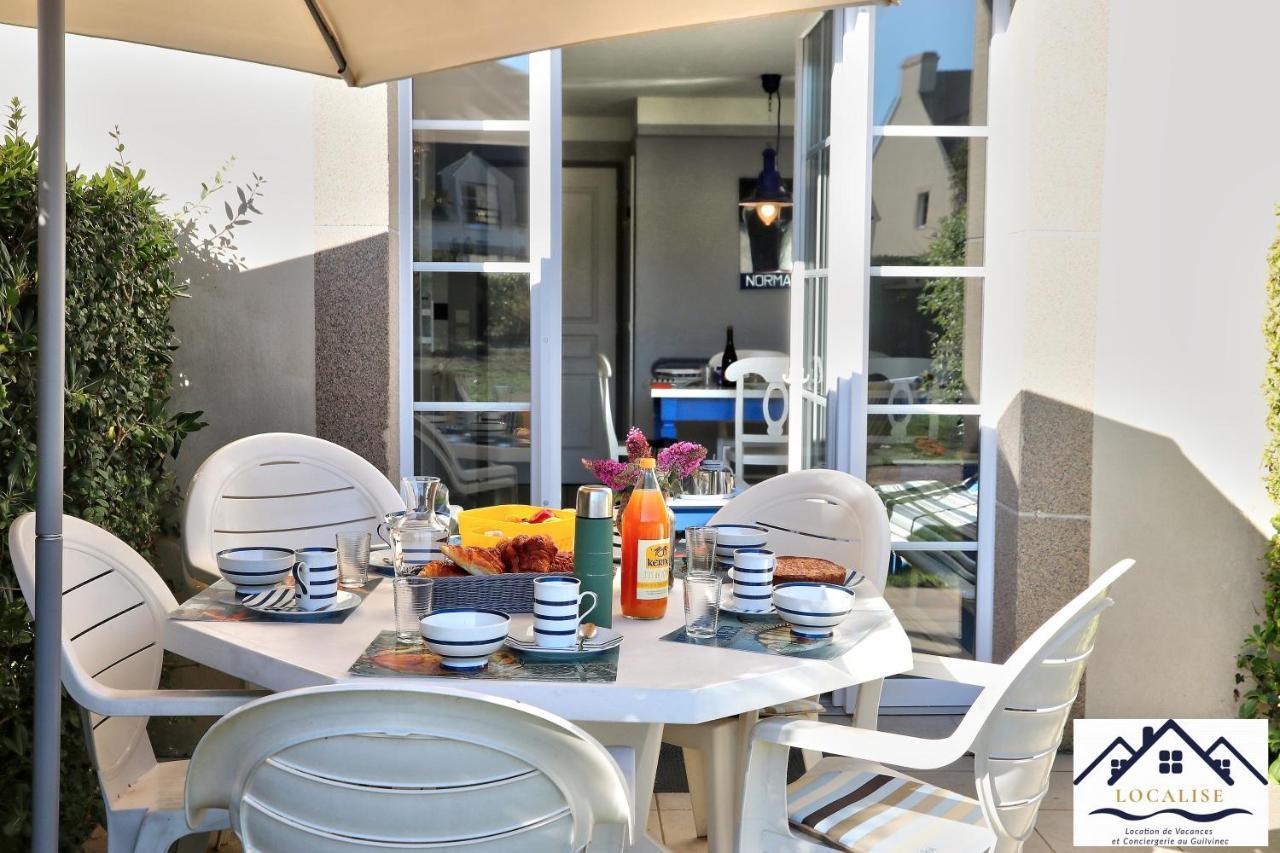 LocaLise - Maison E2 au Guilvinec - A 20m de la mer avec jardin et piscine - Tout à pied, plage, port, centre commerces, marché - Wifi inclus - Vue mer de la chambre - Animaux bienvenus - Linge de lit inclus Exterior foto